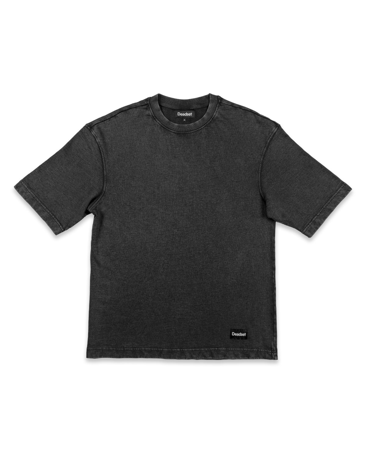 Deadset Oversized Premium Tee - Charcoal