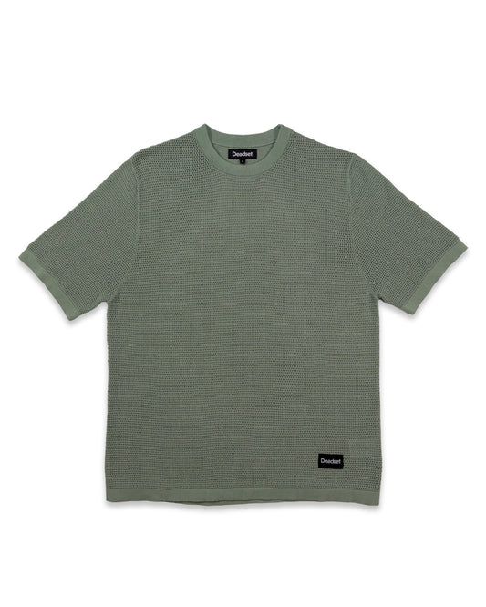 Deadset Knit Tee - Sage