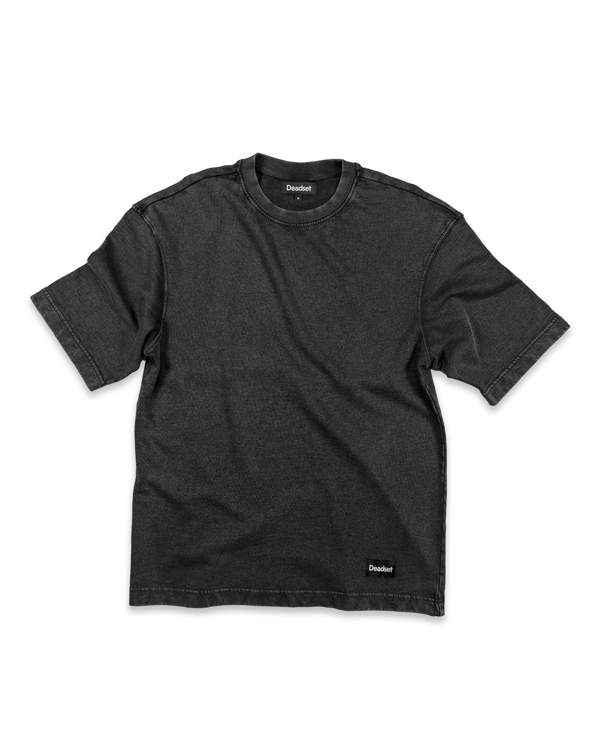 Deadset Oversized Premium Tee - Charcoal